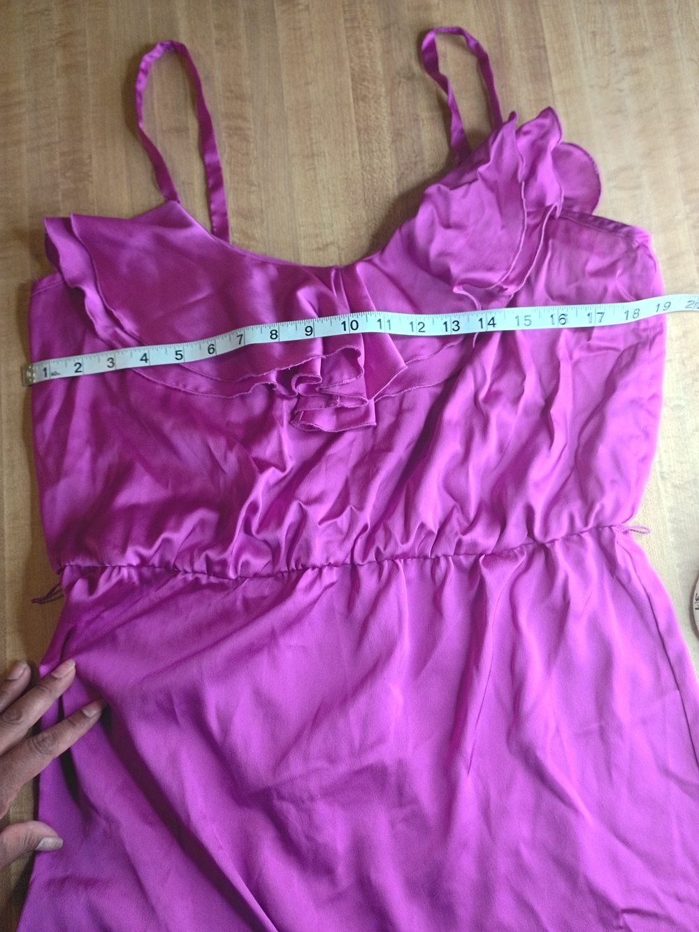 Fred David Magenta Ruffle Mini Dress - Picture 4 of 12